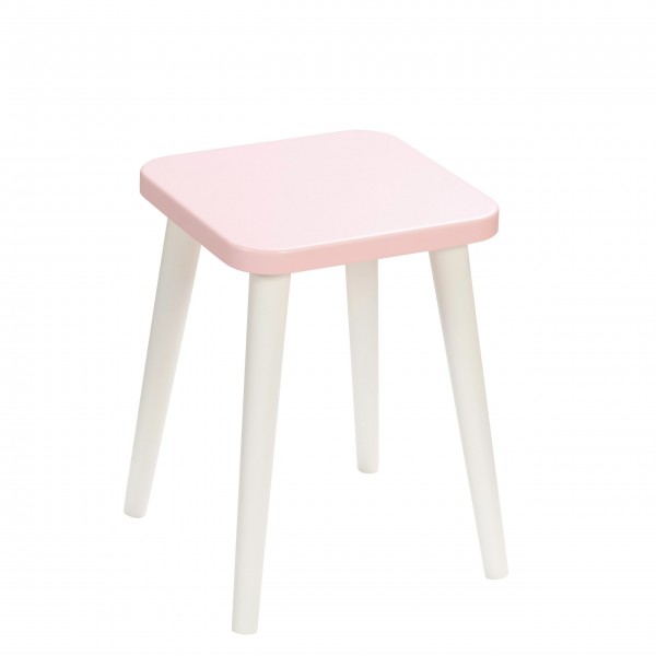 Square plywood stool Aurora - 1