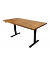 ALVA wooden desk with a liftable top, oak - 1