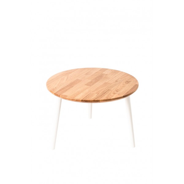 Ein runder Tisch aus massiver Eiche - 91