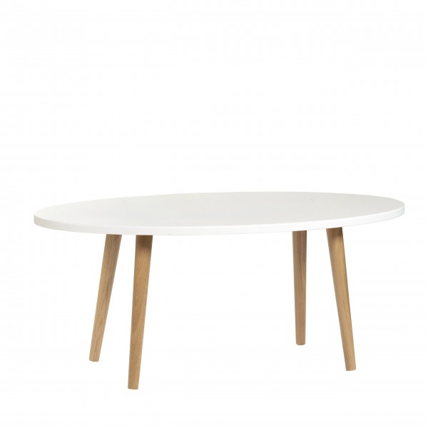 Oval plywood bench - 1