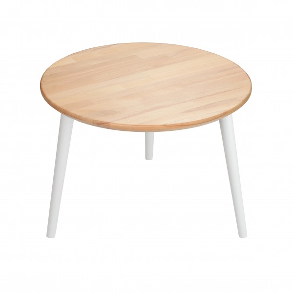 Stolik okrągły z drewna bukowego - kolekcja BASIC | Moonwood, Okrągły stolik kawowy, drewniany. Stolik z drewna bukowego Basic -